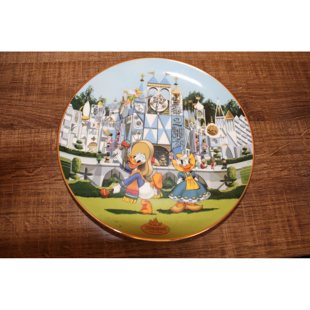 Disney Disneyland 40th Anniversary It's A Small World Collector Plate 7699A